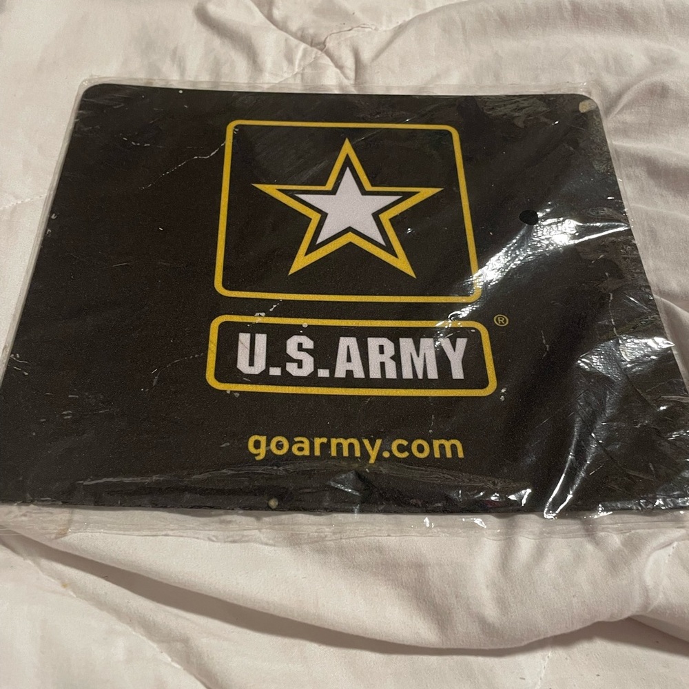U.S. Army Black and Yellow Mouse Pad